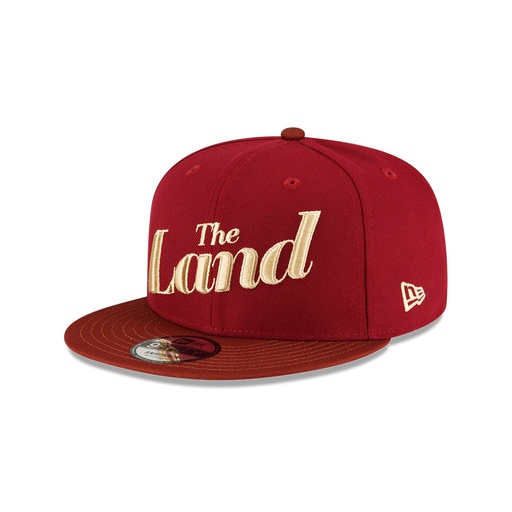 [197372986848] New Era Cleveland Cavaliers 9Fifty City Edition 2023 Dark Red OSFM