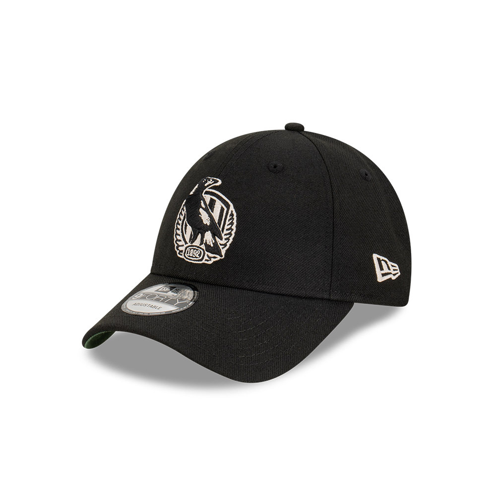 New Era Collingwood Magpies 9Forty Kick Off 2023 Black OSFM