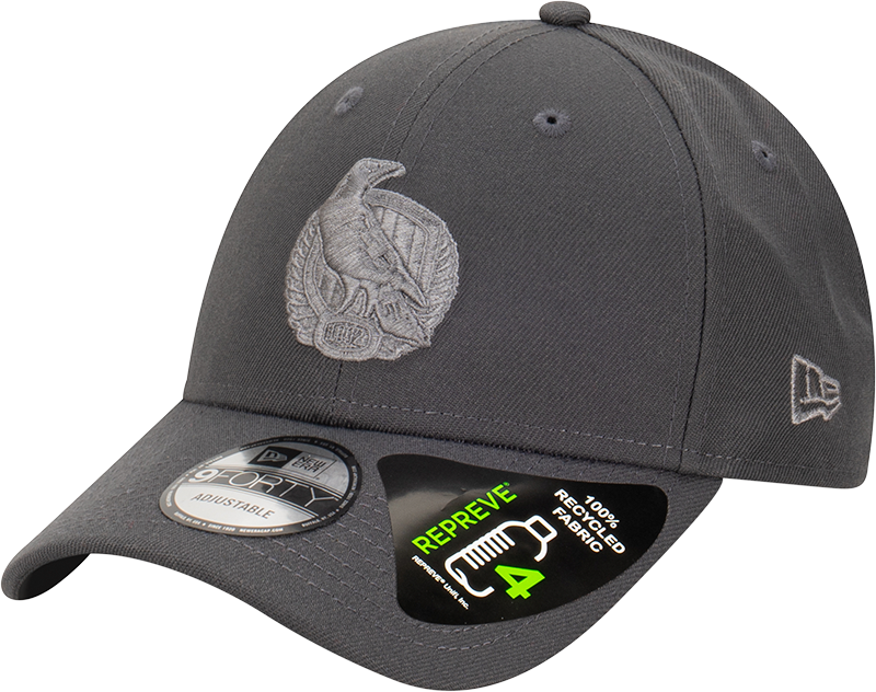 New Era Collingwood Magpies 9Forty Tonal Repreve Graphite OSFM