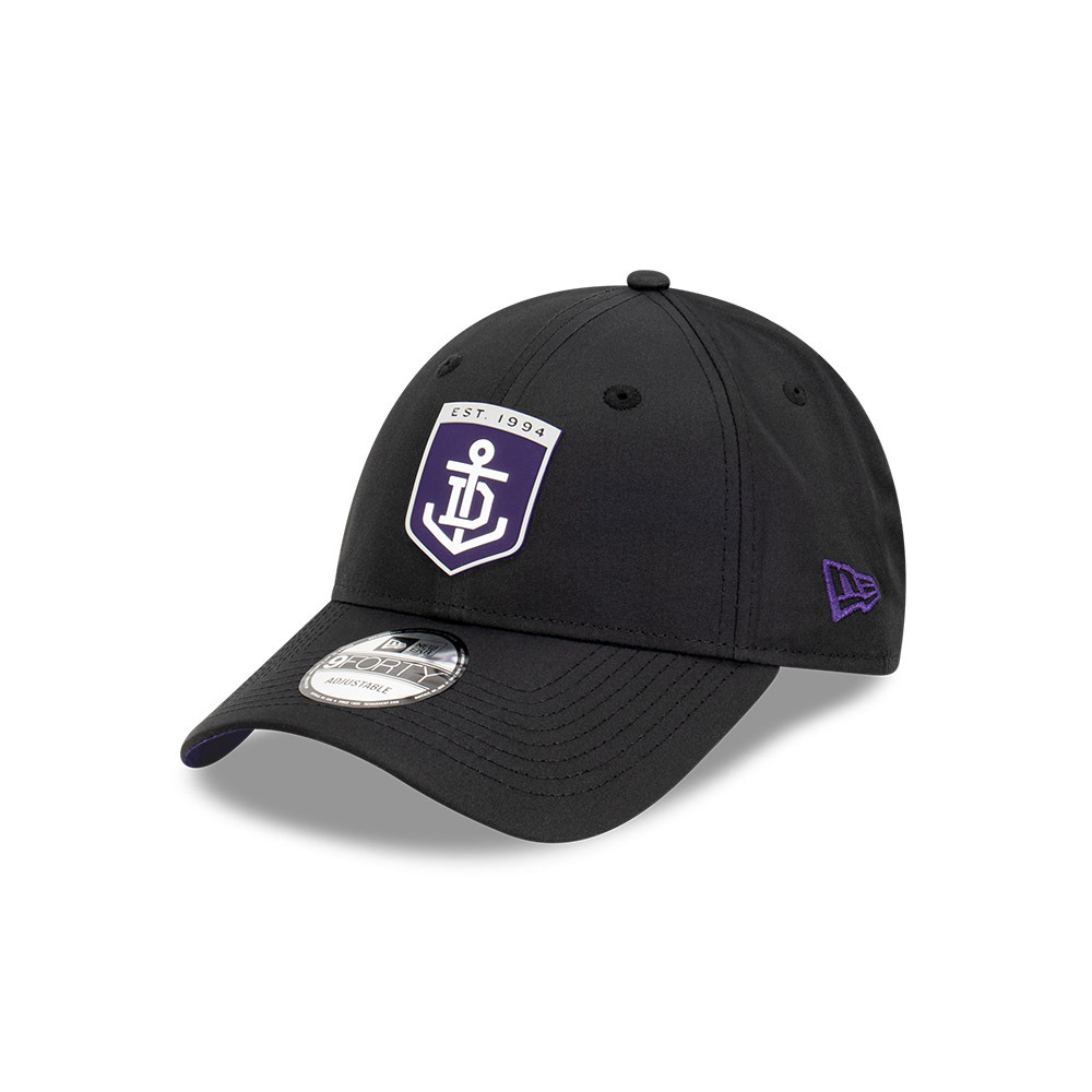 New Era Fremantle Dockers 9Forty Rubber Prolite Black OSFM