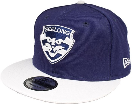 [190844090340] New Era Geelong Cats 9Fifty 2-Tone Team Colours OSFA
