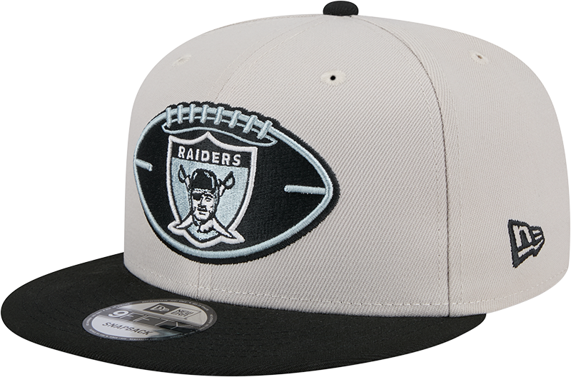 New Era Las Vegas Raiders 9Fifty NFL24 Sideline Historic Stone w Official Team Colours OSFM