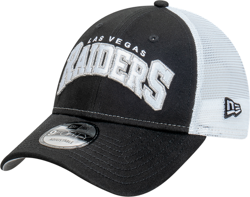 [198357846539] New Era Las Vegas Raiders 9Forty Arch Trucker Black/White OSFM