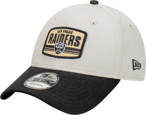 [198357846652] New Era Las Vegas Raiders 9Forty Vintage Stone Patch Up Black OSFM