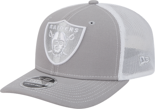 [198581275846] New Era Las Vegas Raiders 9Seventy Trucker Contrast Grey OSFM