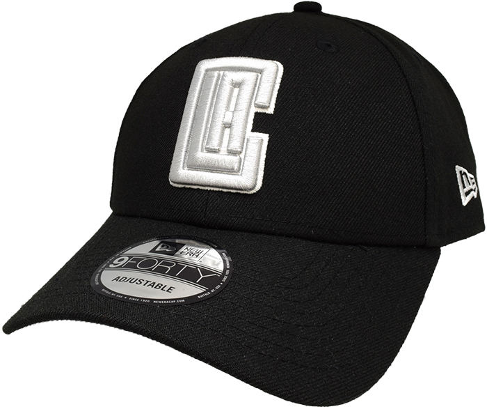 New Era Los Angeles Clippers 9Forty Black Cloud Black OSFM