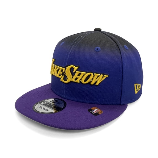 [198357918243] New Era Los Angeles Lakers 9Fifty City Edition Purple OSFM