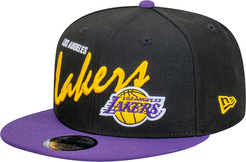 New Era Los Angeles Lakers 9Fifty Vintage Script Black/Purple OSFM