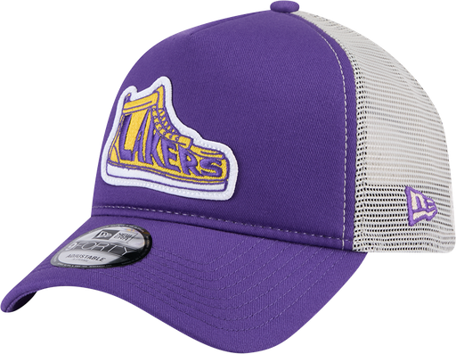 [198360053986] New Era Los Angeles Lakers 9Forty A-Frame All Star Game 25 Purple/White OSFM