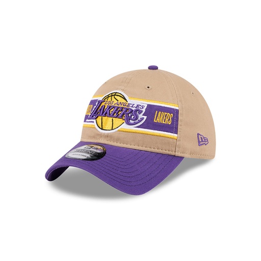 [197883891358] New Era Los Angeles Lakers 9Twenty Draft 2024 Camel Khaki OSFM