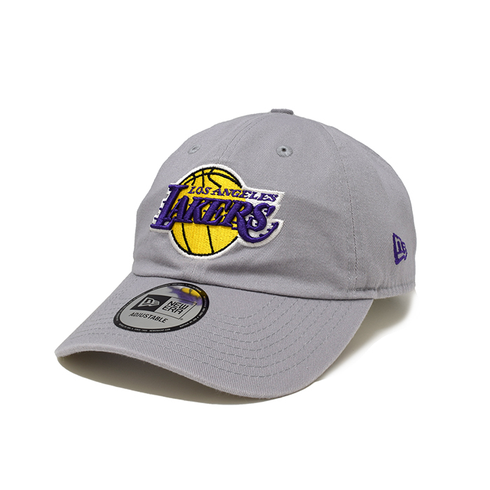 New Era Los Angeles Lakers Casual Classic Grey w Team Colours OSFM