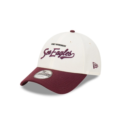 [198357387247] New Era Manly Warringah Sea Eagles 9Forty Two Tone Script Beige OSFM