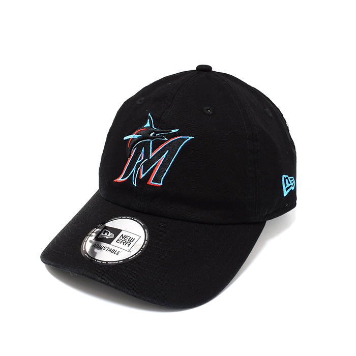 New Era Miami Marlins Casual Classic Evergreen Black OSFA