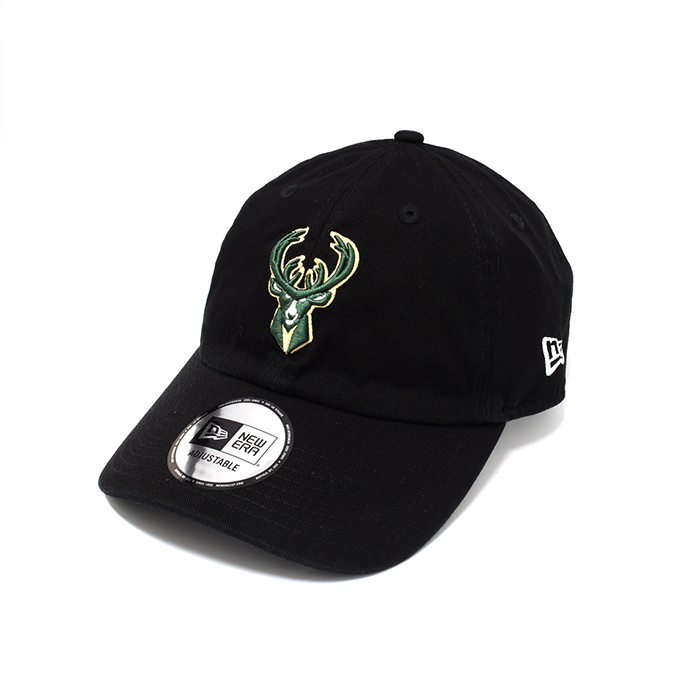 New Era Milwaukee Bucks Casual Classic Evergreen Black OSFA