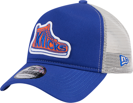 [198360053955] New Era New York Knicks 9Forty A-Frame All Star Game 25 Blue/White OSFM