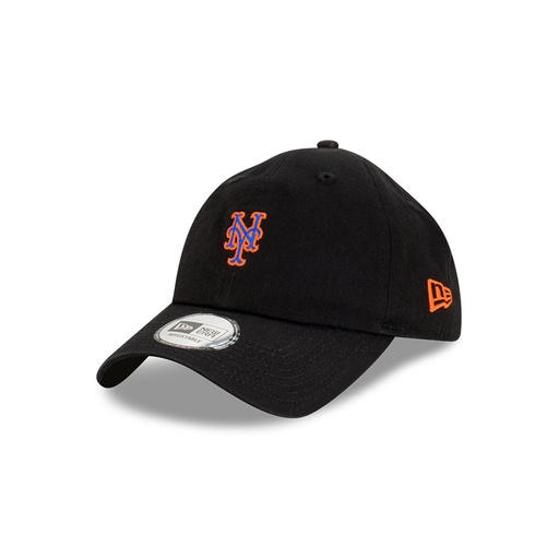 [196997385876] New Era New York Mets Casual Classic Mini Logo Black OSFM