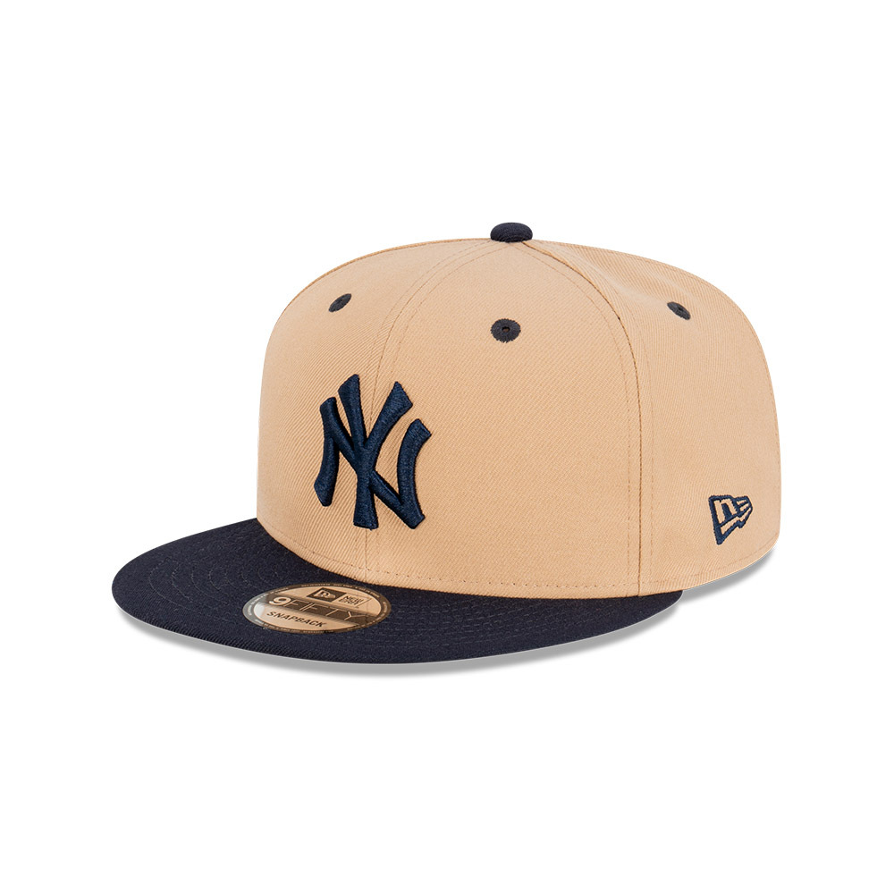 New Era New York Yankees 9Fifty 2-Tone Camel Navy OSFM