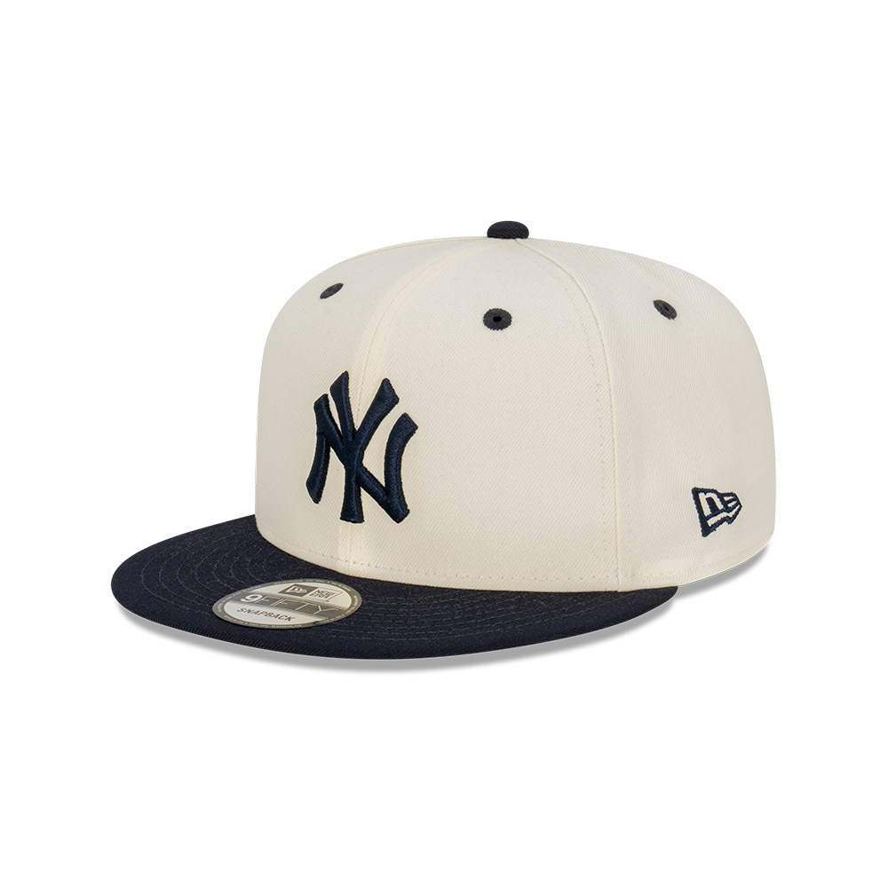 New Era New York Yankees 9Fifty 2-Tone Chrome White OSFM