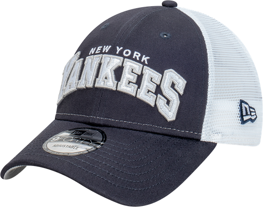 [198357846515] New Era New York Yankees 9Forty Arch Trucker Black/White OSFM
