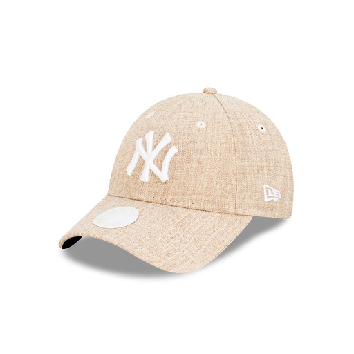 [196995261431] New Era New York Yankees 9Forty Women Heather Oatmeal OSFM