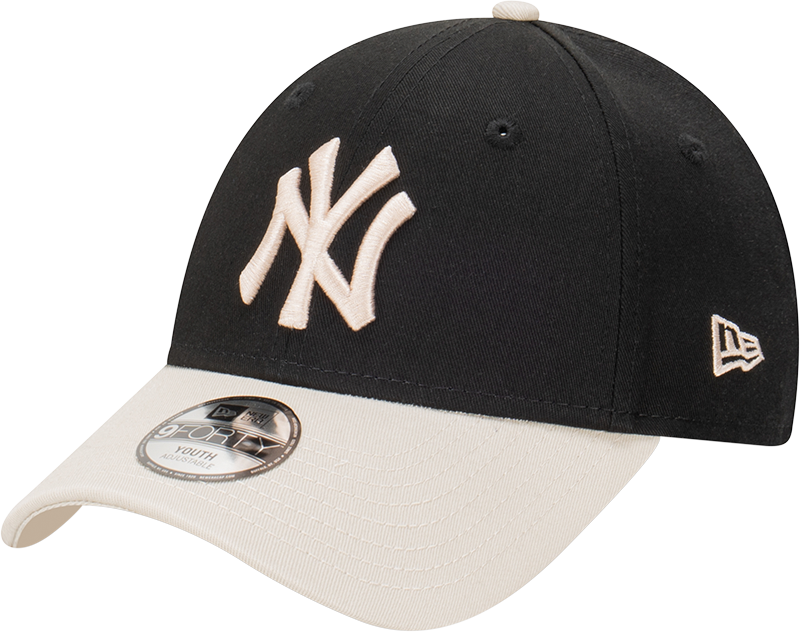 New Era New York Yankees 9Forty Youth Kids Black Stone