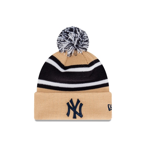 [196997385463] New Era New York Yankees Beanie 2-Tone Camel OSFM