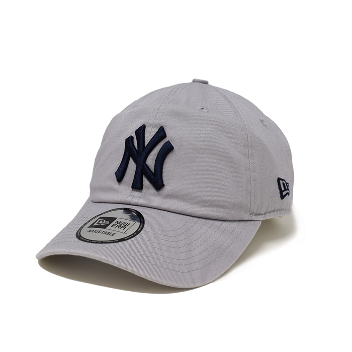 New Era New York Yankees Casual Classic Grey w Team Colours OSFM