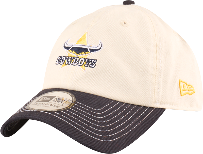 New Era North Queensland Cowboys Casual Classic Two Tone Chrome Contrast Beige OSFM