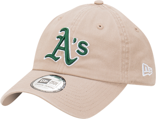 [198059861571] New Era Oakland Athletics Casual Classic Ash Brown OTC OSFM