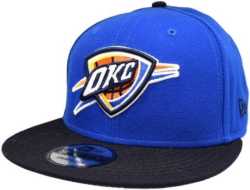 [191321286911] New Era Oklahoma City Thunder 9Fifty 2-Tone Team Colours OSFA