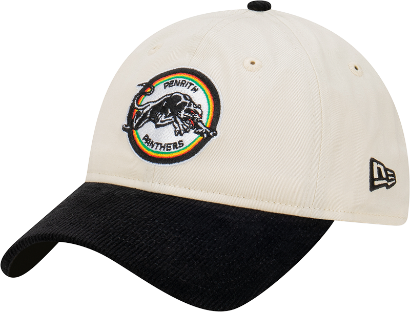 New Era Penrith Panthers 9Twenty Retro 2-Tone Cord Beige/Black OSFM