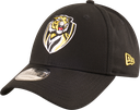 New Era Richmond Tigers 9Forty Badged Black OSFM
