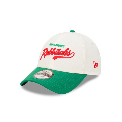 [198357387162] New Era South Sydney Rabbitohs 9Forty Two Tone Script Beige OSFM