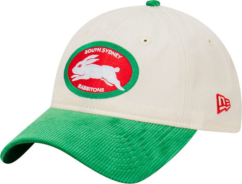New Era South Sydney Rabbitohs 9Twenty Retro 2-Tone Cord Beige/Green OSFM