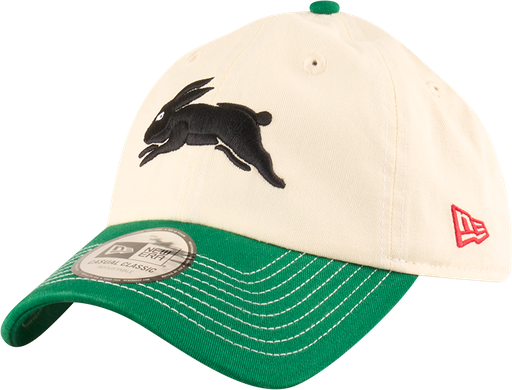 [198581939076] New Era South Sydney Rabbitohs Casual Classic Two Tone Chrome Contrast Beige OSFM