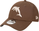 New Era The Dolphins 9Forty Heritage Walnut OSFM