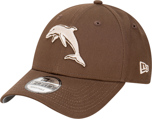 [197707140181] New Era The Dolphins 9Forty Heritage Walnut OSFM