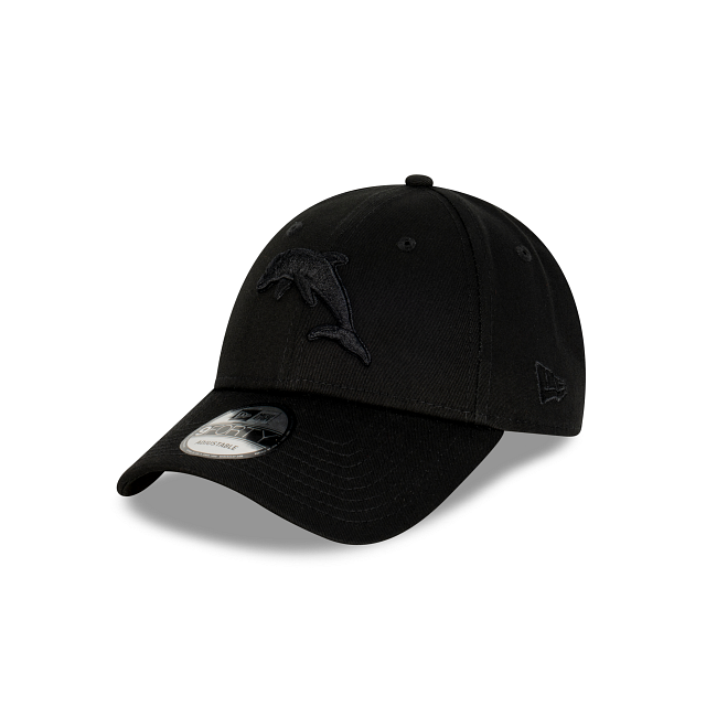 New Era The Dolphins 9Forty Replen Black On Black OSFM