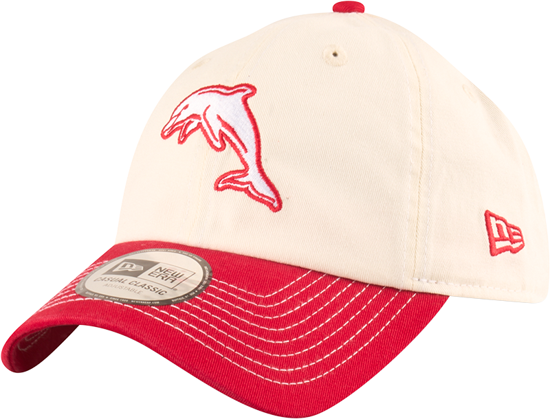 New Era The Dolphins Casual Classic Two Tone Chrome Contrast Beige OSFM