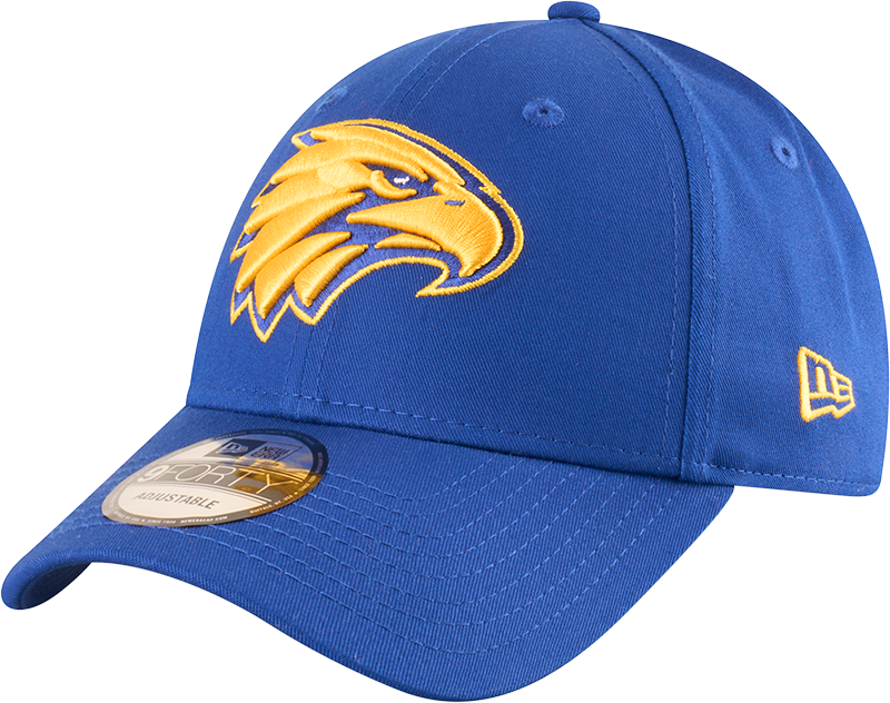 New Era West Coast Eagles 9Forty Badged Royal Blue OSFM