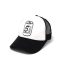 Rocko's Trucker Cap It's 5 O'clock Somewhere White/Black