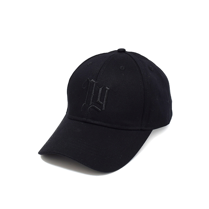 Rocko's 6 Panel Cap NY Logo Black/Black