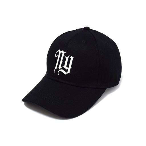 [9337217025559] Rocko's 6 Panel Cap NY Logo Black/White