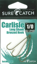 SureCatch Carlisle Long Shank Bronze Hooks | Size 1/0 | 12 Pack