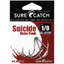 SureCatch Suicide Nickel Hooks | Size 1/0 | 12 Pack