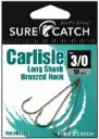 SureCatch Carlisle Long Shank Bronze Hooks | Size 3/0 | 10 Pack
