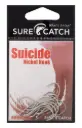 SureCatch Suicide Nickel Hooks | Size 3/0 | 8 Pack
