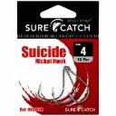 SureCatch Suicide Nickel Hooks | Size 4 | 15 Pack