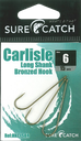 SureCatch Carlisle Long Shank Bronze Hooks | Size 6 | 15 Pack