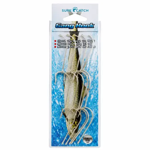 [8887113433862] SureCatch Gang Hooks | Size 2/0 | 5 Pack